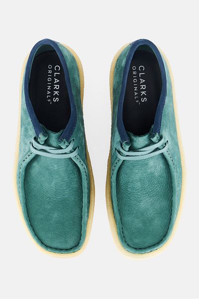 CLARKS Men Lace Up Casual Shoes, Teal