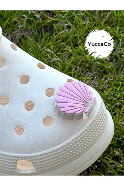 Crocs Ledli Yanıp Sönen Istiridye Terlik Süsü/ışıklı Deniz Kabuğu Terlik Charm/ışıklı Terlik Aksesuar