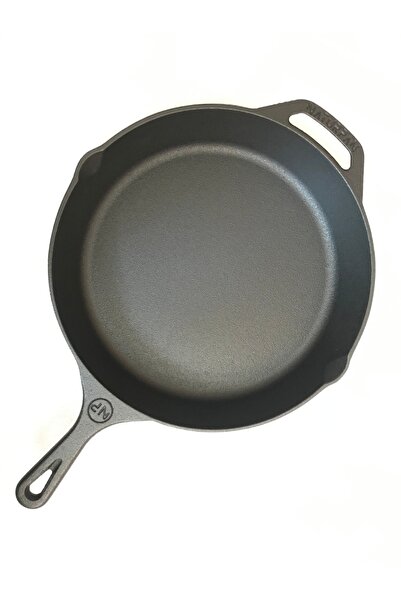 Naturpan Döküm Tava 30 Cm Kaplamasız Gerçek Demir Döküm 12 Inch
