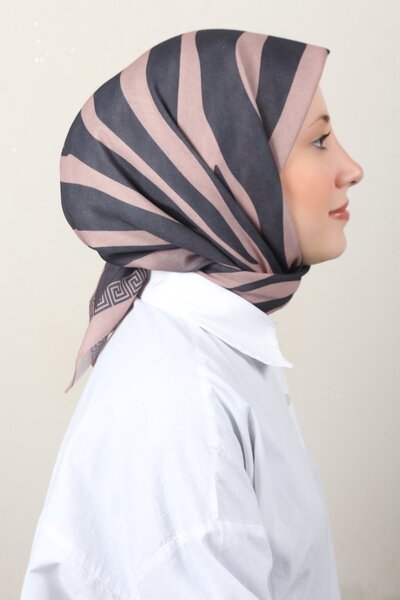 Eşarppark Lux Soft Pamuklu Eşarp 4040-202 Sütlü Kahve