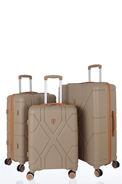 MÇS Mçs Üçlü Polipropilen Valiz Seti V375