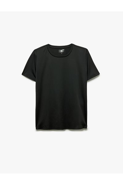Koton Printed Short Sleeve Crew Neck Sports T-Shirt