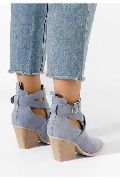 B T Shoes Botine de toamna Rayana bleu