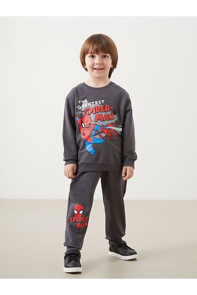 LC Waikiki Spider-Man Hillarious Fiction Sweatlarpı and Sweatpants Bottom 2'Li Collection.