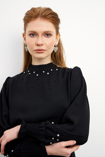 VAVİNOR Φούστα Valeria - Σετ Μαύρη Μπλούζα