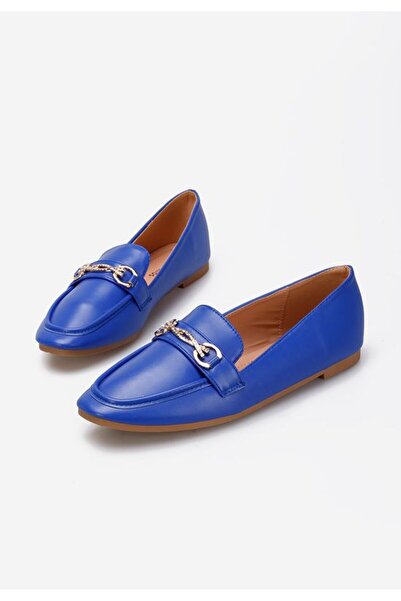 B T Shoes Mocasini dama eleganti albastri Acuna