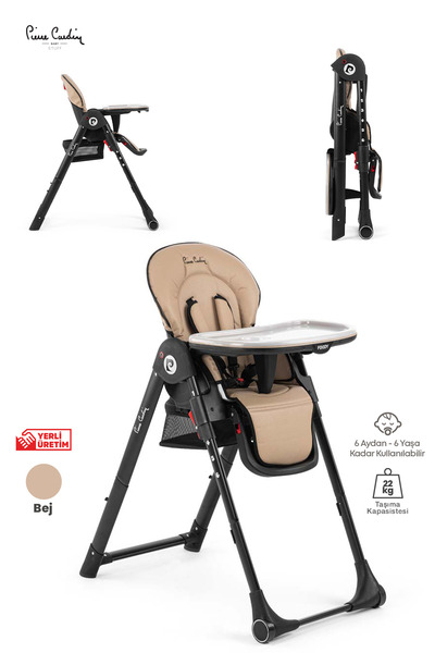 Pierre Cardin Foody Mama Sandalyesi Bej