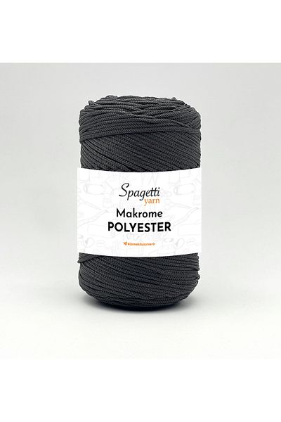 Spagettiyarn Πολυεστερικό Μακραμέ 2mm 250g Καπνιστό Νήμα Πλεξίματος Χεριών