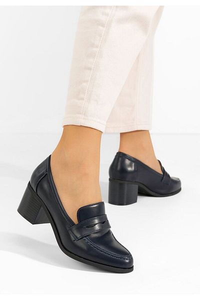 B T Shoes Mocasini Cu Toc Sereya Navy