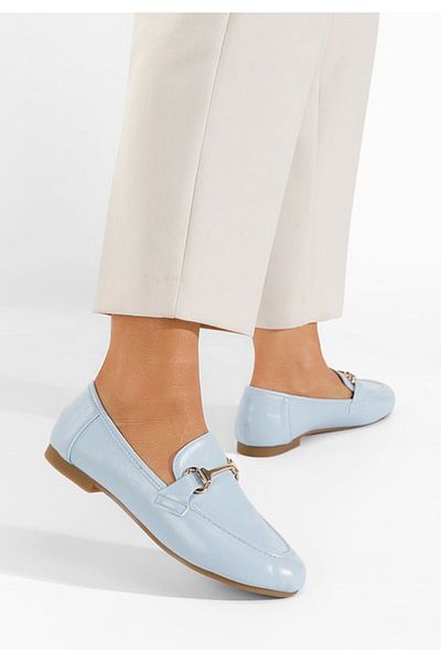 B T Shoes Mocasini dama Casica bleu