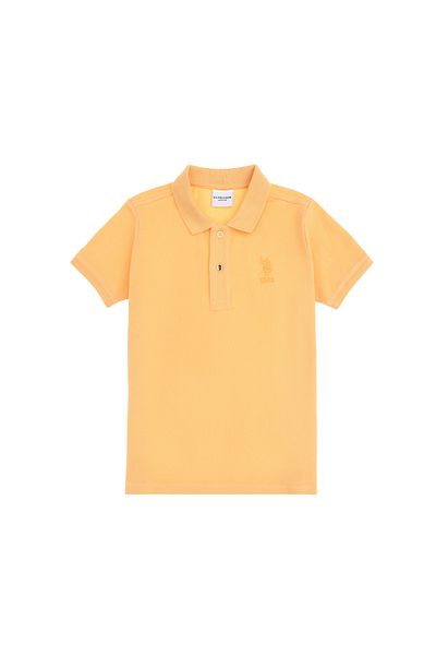 U.S. Polo Assn. Boy's Melon Basic Polo Neck T-Shirt 50298049 -Vr202