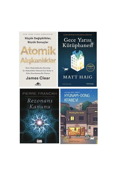 Koridor Yayıncılık Set Atomik Alışkanlıklar-gece Yarısı Kütüphanesi-rezonans ...