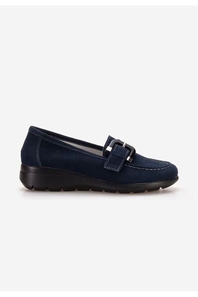 B T Shoes Mocasini dama piele Bernara navy