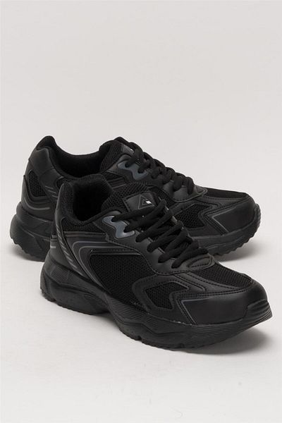 Liger Faylon Unisex Μαύρα αθλητικά παπούτσια με κορδόνια