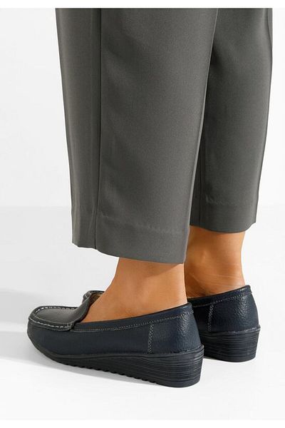 B T Shoes Mocasini dama piele Storia navy