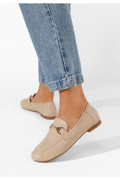 B T Shoes Mocasini dama Casica bej