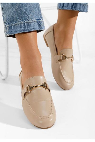 B T Shoes Mocasini dama Casica bej
