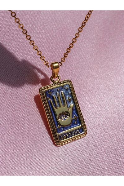 Reorah Collection Fortune Tarot Card Necklace