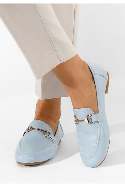 B T Shoes Mocasini dama Casica bleu