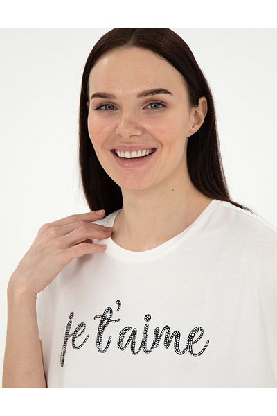 Pierre Cardin White Comfort Fit T-Shirt 50301484 -Vr013
