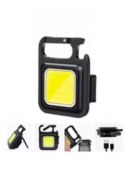 Primo Plus Mini Flashlight with 800 Lumens Super Bright, COB Rechargeable and Portable Keychain Light