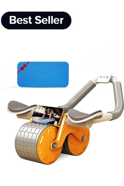 Primo Plus Abdominal Rotating Wheel With Elbow And Knee Support For Fitness