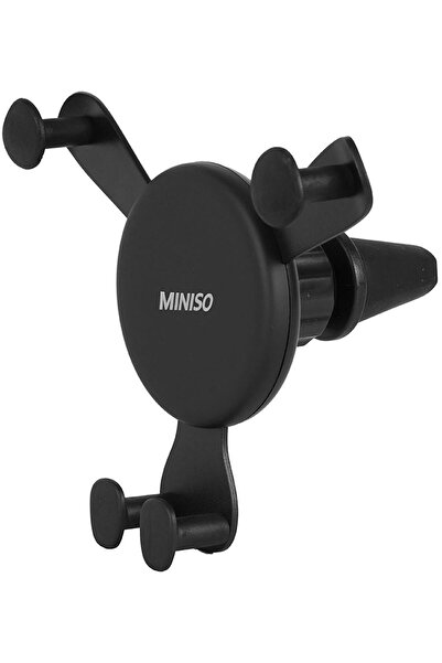Miniso Yer Çekimli Araç Telefon Tutucu - Siyah