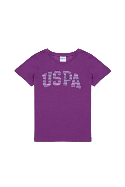 U.S. Polo Assn. Κοριτσίστικο Violet Basic T-Shirt 50298193-VR037