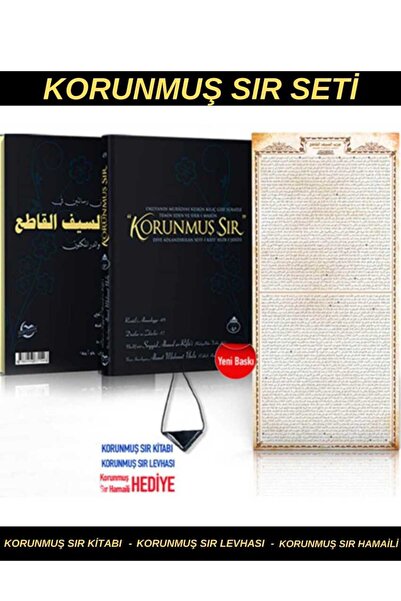 Cübbeli Ahmet Hoca Yayıncılık Korunmuş Sır Seti