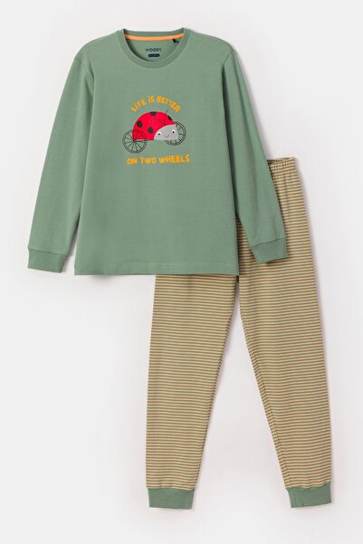Woody Πιτζάμες για αγόρι 2-8 ετών-Plc - 751-Πράσινο