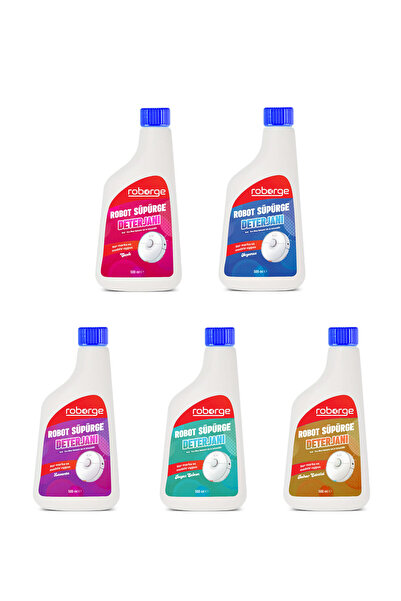 Roborge Robot Süpürge Deterjanı 5 Koku X 500ml - 2.5 Litre