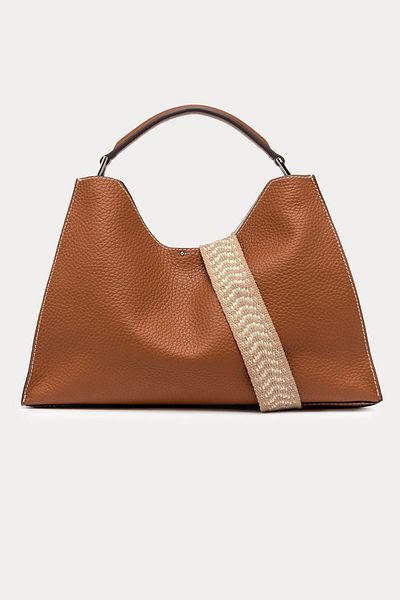 GIANNI CHIARINI Aurora Leather Shoulder Bag