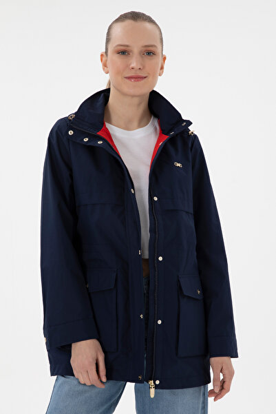 U.S. Polo Assn. معطف نسائي باللون الأزرق الداكن 50299138 -VR033