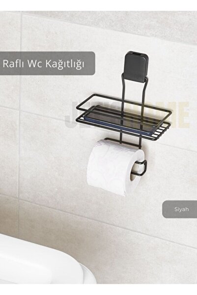 Jet's Home Držač toalet papira od nehrđajućeg čelika sa policom - viseći i cr...