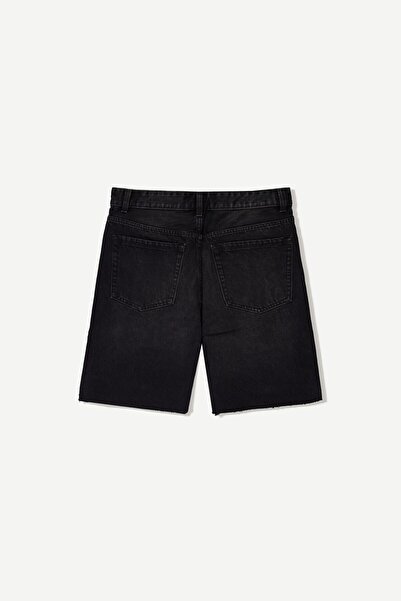 Bershka Distressed denim bermuda şort