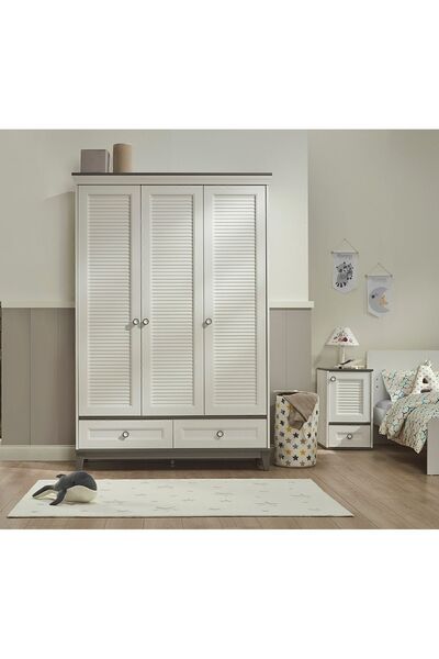 Almila Mia 3 Kapaklı Dolap