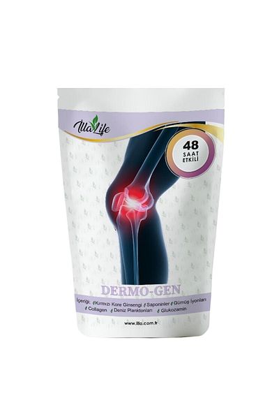 İlla Life Wrinkle Reducing Fast-Acting Collagen Knee Waist Elbow Tape for All Muscle Joint Areas 25 Pack