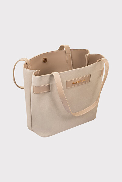 Garbalia Suede Leather Palermo Women's Magnet Top Closure Bag (36 cm X 25 cm)