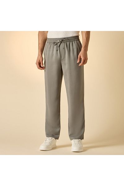 Iconic Iconic Relaxed Fit Pants with Drawstring Closure and Pockets
