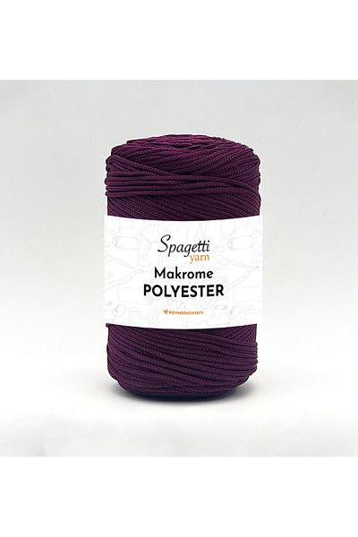 Spagettiyarn Πολυεστερικό Μακραμέ 2mm 250g Μήλο Πλεκτό Νήμα