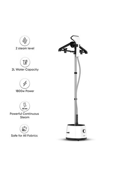 COOYA Garment Steamer with Suit Hanger System,Overheating Protection,Wrinkle-Free,50Min Steam,1.6 L