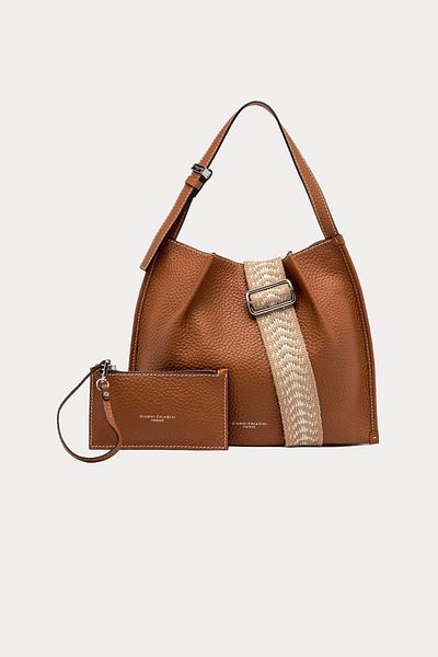 GIANNI CHIARINI Dory Leather Shoulder Bag