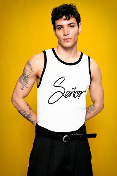 GIESTO ΠΛΕΚΤΟ ΑΜΑΝΙΚΟ ΛΕΥΚΟ T-SHIRT