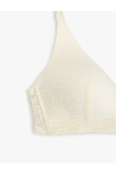 Koton Unpadded Lace Bra Without Underwire