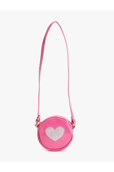 Koton Strappy Heart Detailed Crossbody Bag