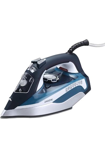 COOYA Steam Iron,2400W,380ml,Ceramic-Coated Soleplate,Anti-Calc,Self-Clean,35g/min Continuous Steam