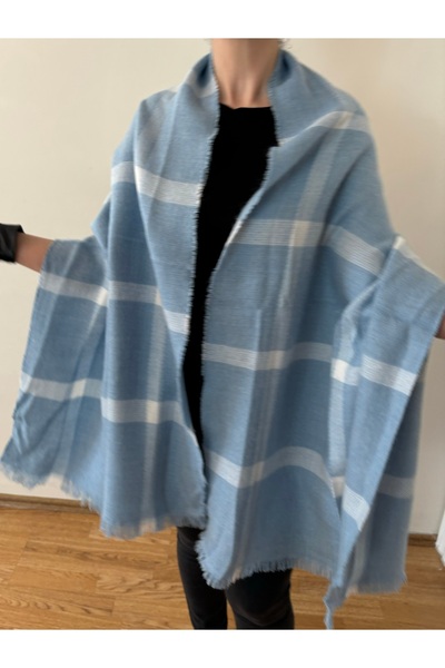 OXXO Yğksek kaliteli Kadın şal, mavi-beyaz