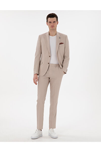 Pierre Cardin بدلة بيج بقصة ضيقة 50304231-VR011