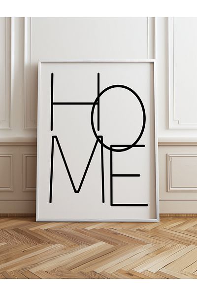 HOMEPACK Single Wooden Framed Painting One Piece Poster Painting Home