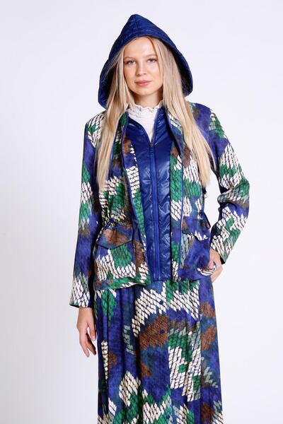 Sassofono Trench Garnili Desenli Mont